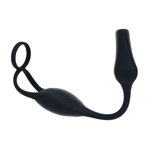 LEVELZ Vibrating Silicone Prostate Model z Pierścieniem, Czarny