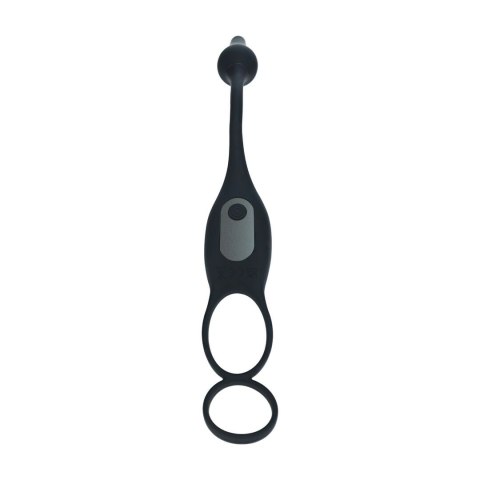 LEVELZ Vibrating Silicone Prostate Model z Pierścieniem, Czarny