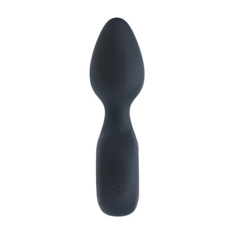 LEVELZ Wibrujący Korek Silikonowy z Uchem Czarny 11,5 cm