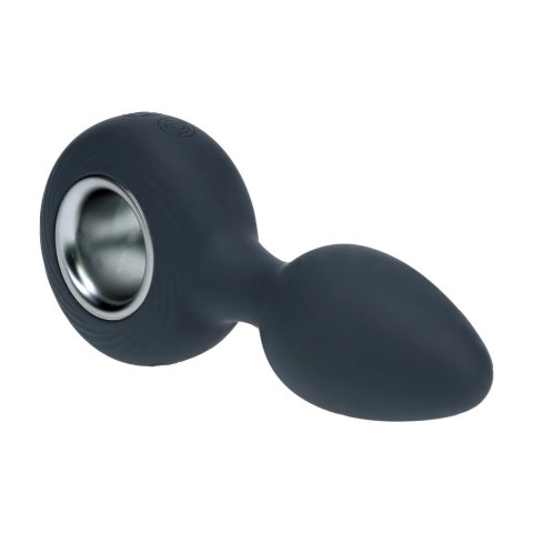 LEVELZ Wibrujący Korek Silikonowy z Uchem Czarny 11,5 cm