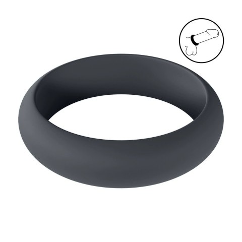 LEVELZ Wide O Pierścień Silikonowy XL 50mm Czarny Komfortowy