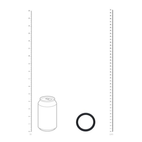 LEVELZ Wide O Pierścień Silikonowy XL 50mm Czarny Komfortowy