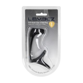 Levelz Tri-O silikonowy pierścień stabilizujący 3 w 1 czarny
