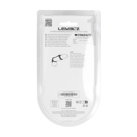 Levelz Tri-O silikonowy pierścień stabilizujący 3 w 1 czarny
