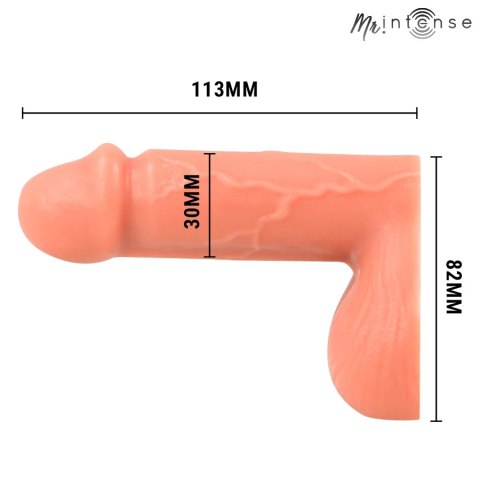 MR INTENSE Floppy Packer S - anatomiczny model silikonowy, beżowy