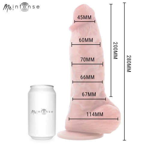 MR INTENSE Spencer ExtraBig silikonowy model anatomiczny 28 cm, przyssawka