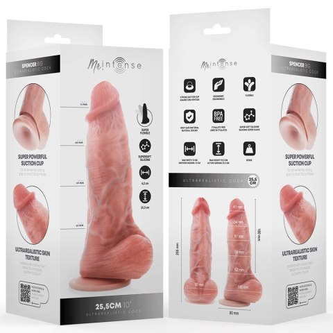 MR INTENSE Spencer silikonowy model anatomiczny z przyssawką 25,5 cm