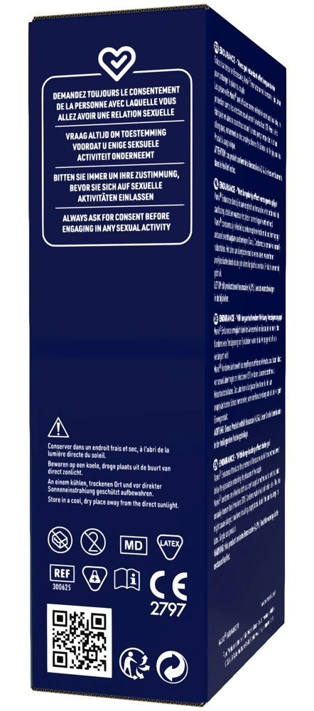 Manix Endurance 10 szt. prezerwatywy z systemem opoźniającym 53 mm