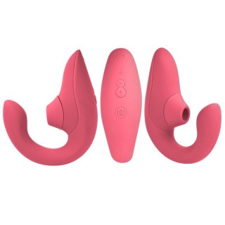 Womanizer Blend Rabbit Vibrant Rose - Wibrator z technologią powietrzną, IPX7