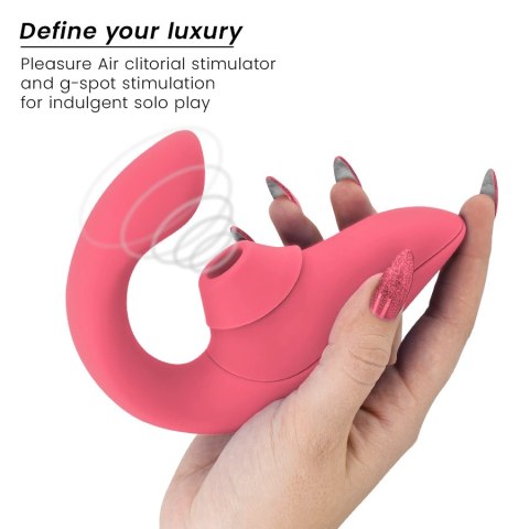 Womanizer Blend Rabbit Vibrant Rose - Wibrator z technologią powietrzną, IPX7