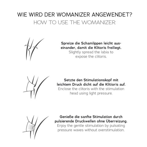 Womanizer Classic 2 Black - urządzenie z 10 trybami, wodoodporne