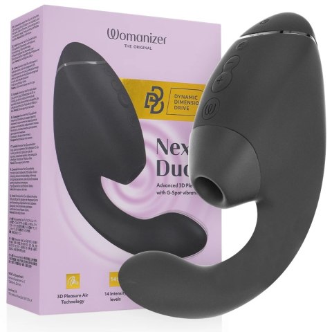 Womanizer Duo Next Czarny - Innowacyjny System Podwojnej Stymulacji