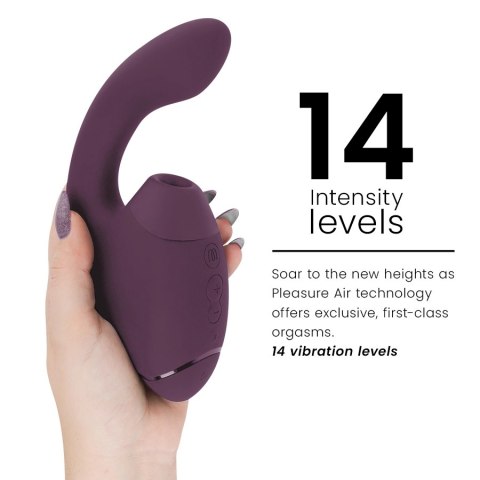 Womanizer Duo Next anatomiczny system powietrzny z wibracjami fioletowy