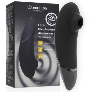 Womanizer Next Czarny - Intymny Stymulator Powietrzny 3D Climax Control