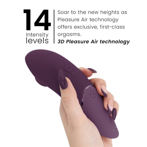 Womanizer Next Model 3D Air System IPX7 Ciemny Fiolet 17,1 cm