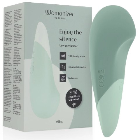 Womanizer Vibe Lay-On Sage - cichy model z technologią UltraWave, IPX7