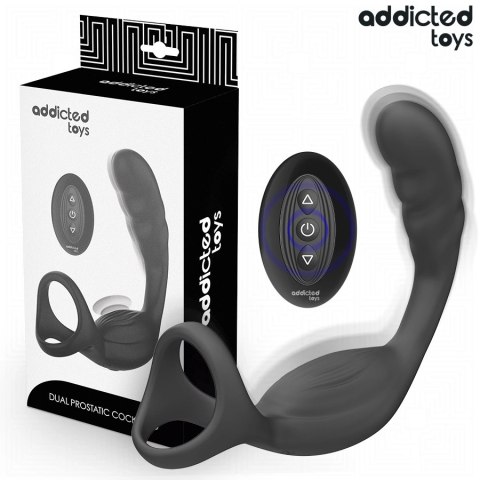 Addicted Toys Model 8435565959890 - Podwojny pierścień z pilotem i wibracją