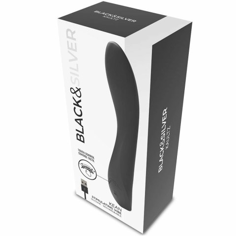 Black & Silver Kean Touch Control - silikonowy model z ładowaniem USB, wodoodporny