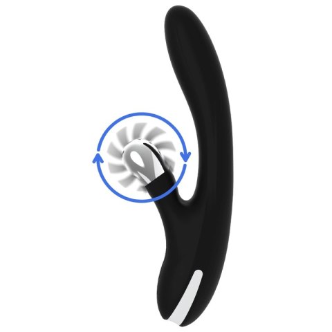 Black&Silver Grimm Wave - silikonowy model z funkcją fali i ładowaniem USB