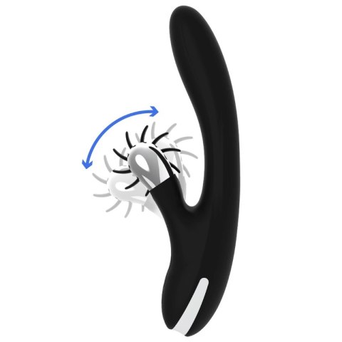Black&Silver Grimm Wave - silikonowy model z funkcją fali i ładowaniem USB