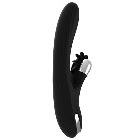 Black&Silver Grimm Wave - silikonowy model z funkcją fali i ładowaniem USB