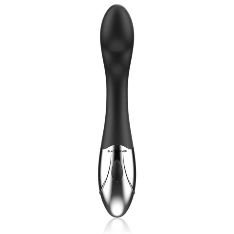 Black&Silver Kilian Model Wibrujący USB, silikon, wodoodporny 20cm