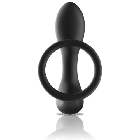 Black&Silver Model BS9229 Masażer zdalny silikonowy czarny średni