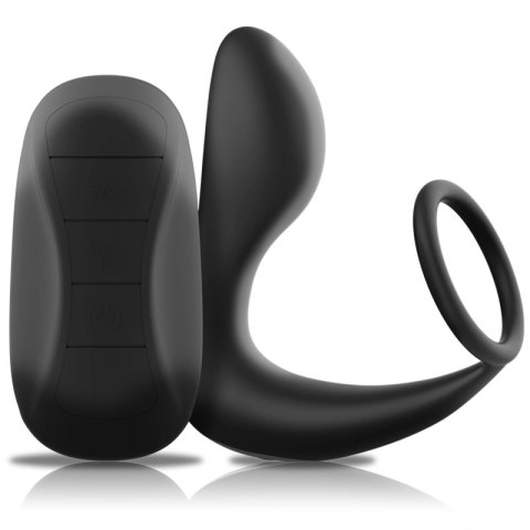 Black&Silver Model BS9229 Masażer zdalny silikonowy czarny średni