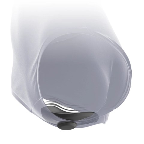 Black&Silver Panty Model - Silikonowe Majtki Wibrujące z Pilotem, Czarny