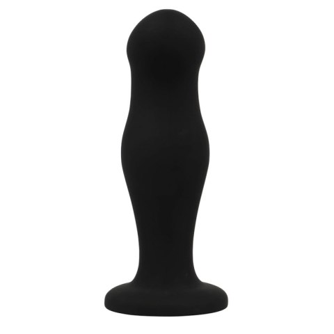 Black&Silver Sean Czarny Korek Anatomiczny Silikonowy Premium
