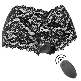 Black&Silver Zara - Masażer zdalny z 10 trybami + majtki uniwersalne