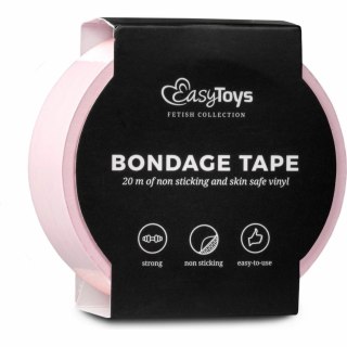 Easytoys Fetish Collection Taśma do Tworzenia Wiązań 20m Rożowa