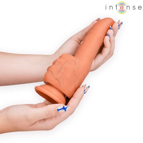 Intense Bender - Elastyczny model dłoniowy z przyssawką 11,3 cm, silikon