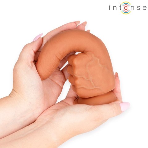 Intense Bender - Elastyczny model dłoniowy z przyssawką 11,3 cm, silikon