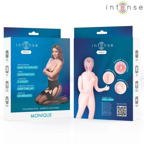 Intense Dolls Monique 145 cm - dmuchana figura z trzema strefami użytkowymi
