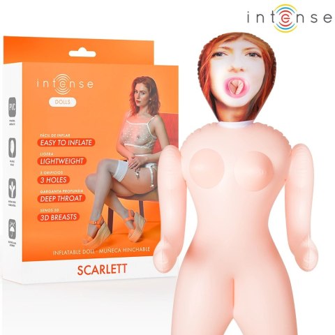 Intense Dolls Scarlett 145 cm - Nadmuchiwana lalka anatomiczna 3 strefy