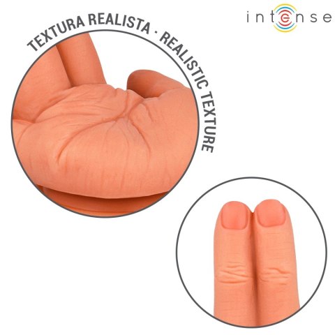Intense LEELA elastyczna dłoń - stymulator punktu G, silikon 12,6 cm