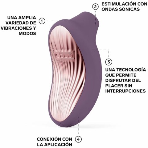LELO SONA 3 Cruise Plum - soniczny masażer z technologią Cruise Control