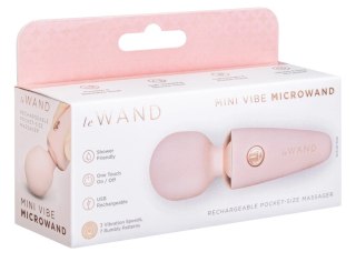 Le Wand Mini Microwand Rose Go - kompaktowy masażer podrożny, rożowy