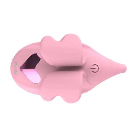 Loveline Dual Finger Vibrator Pink - Kompaktowy model wodoodporny