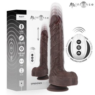 MR INTENSE Matt - Model z ruchem wertykalnym, pilot, silikon 22 cm szary
