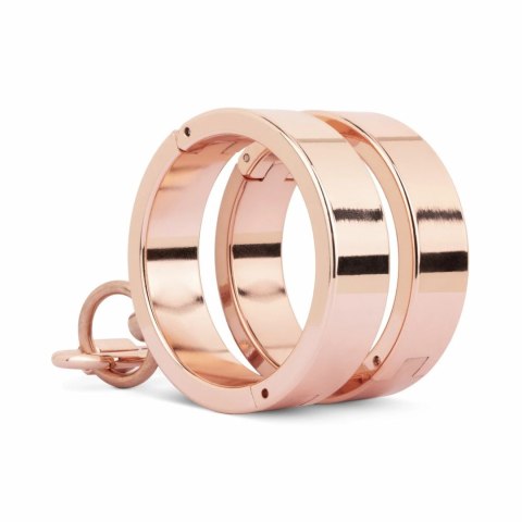 Rosy Gold Kajdanki Metalowe Rosegold z Systemem Bezpieczeństwa