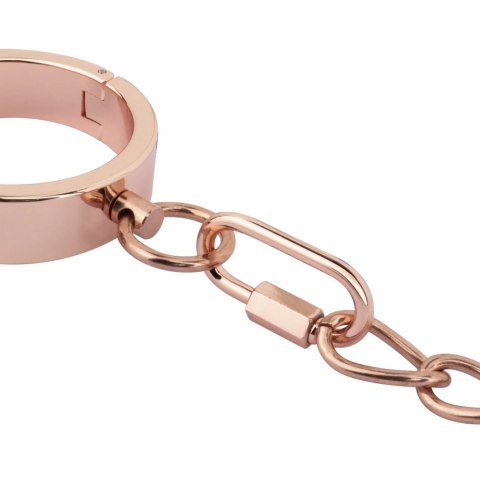 Rosy Gold Kajdanki Metalowe Rosegold z Systemem Bezpieczeństwa