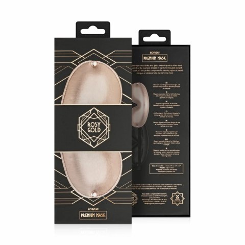 Rosy Gold Premium Mask opaska na oczy komfortowa rosegold