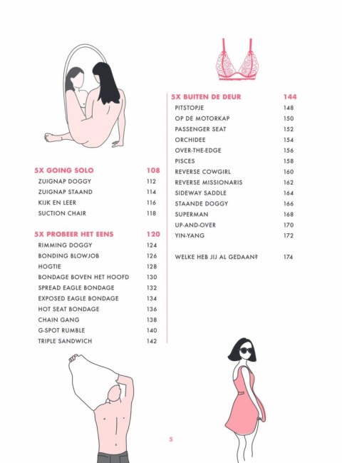 Boekenkast Kamasutra Bucketlist - Inspirująca książka pozycji, 192 strony