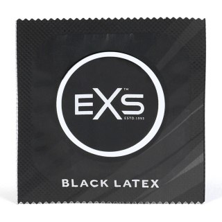 EXS Black Latex 48 szt. Prezerwatywy anatom. czarne, lateksowe