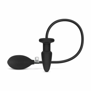 EasyToys - Nadmuchiwany Korek Anatomiczny Czarny z Zaworem Bezpieczeństwa