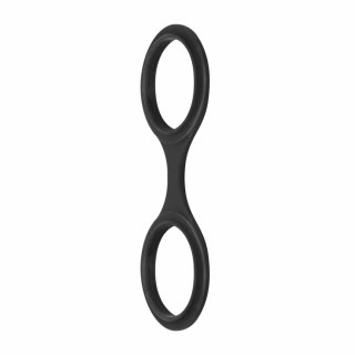 EasyToys Opaski Silikonowe Flexible Cuffs Czarny Regulowany Rozmiar