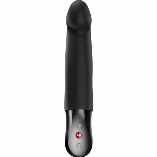 Fun Factory Stronic Real Black - pulsator z funkcją ruchu posuwistego, 20 cm