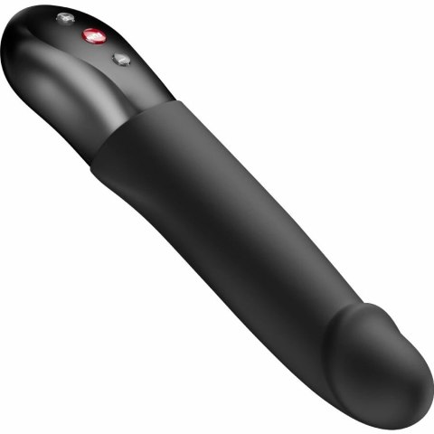 Fun Factory Stronic Real Black - pulsator z funkcją ruchu posuwistego, 20 cm